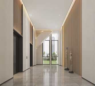 modern elevator 3d model