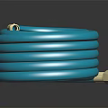 Blue Flexible Hardware Tool Hose With Metal Fittings For Industrial Applications