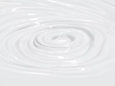Smooth Creamy White Yogurt with Swirled Texture and Rich Thick Consistency 3d model