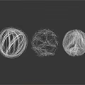 Spherical Organ Structures With Transparent Netlike Fibrous Hair Texture Design