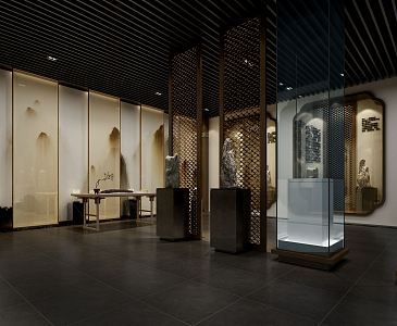 New Chinese Museum 3d model