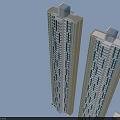 Modern High Rise Residential Building Exterior With Multiple Floors And Glass Windows