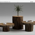 Log corner 3d model