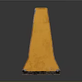 Yellow Black Striped Traffic Barrier With Reflective Surface For Road Safety