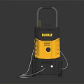 DEWALT Yellow And Black High Pressure Washer With Wheels And Power Cord
