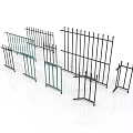 Various Styles Of Metal Railings With Glass Panels And Modern Designs