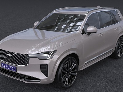 Hyundai Volvo XC90 off-road vehicle luxury car 3d model