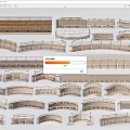 Modern wooden bridge trestle bridge Xiao Qiao is a wooden bridge landscape bridge arch bridge small wooden bridge 3d model