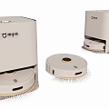 Mijia Robotic Vacuum Cleaners Featuring Multiple Models Modern Design And Efficient Cleaning 3d model