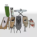 Various Ironing Boards With Different Materials And Patterns For Home Use