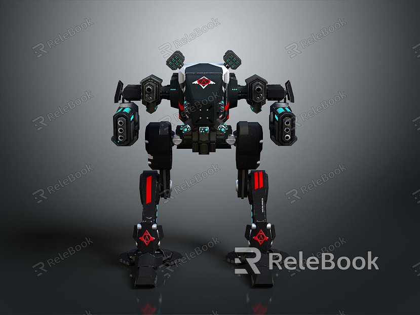 Mech Warrior Mech Soldier Machine Battlearm Mechanical Battlearm Machine Fighter Robot model