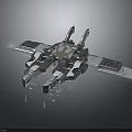 Shiny Silver Metal Mechanical Component With Complex Structure And Connecting Platforms