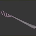 Shiny Stainless Steel Household Fork For Daily Dining Tableware Use