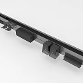 Industrial Metal Component With Slotted Design And Mounting Holes Structure