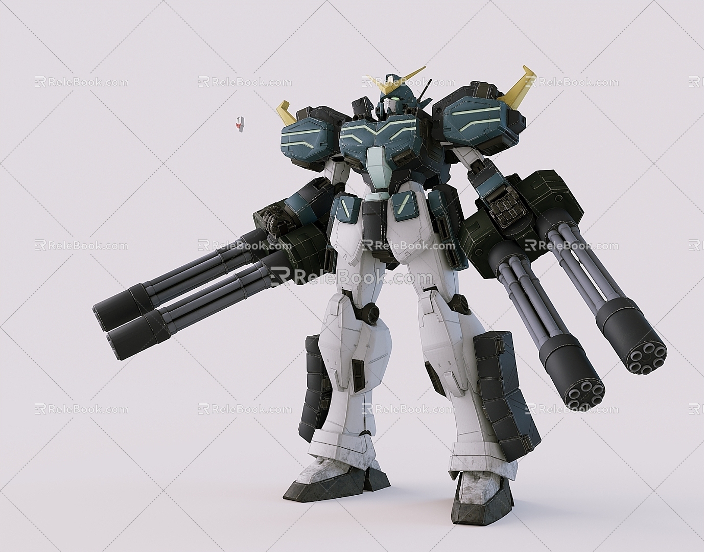 Hyundai Gundam Zagu Mech Robot Hand Toy Mechanical Armor 3d model