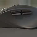 Wireless Computer Mouse with Ergonomic Design and Multiple Control Buttons 3d model