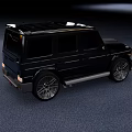 Black Off Road SUV With Sturdy Body And Large Alloy Wheels