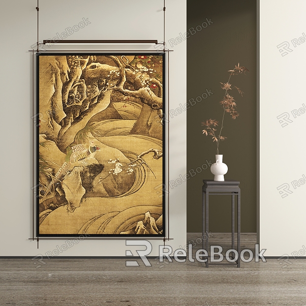 New Chinese Abstract Hanging Painting model