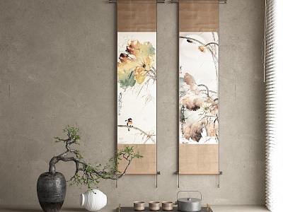 New Chinese Decorative Painting model