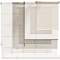 Modern Sheer Layered Curtain Design In Beige For Light Filtering Window Treatment