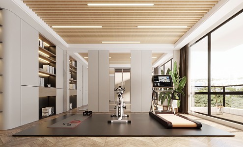 Modern Gym 3d model