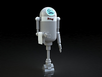 Robot Attendant 3d model