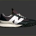 New Balance Colorful Sneakers With Gray Purple White Design And Non Slip Sole