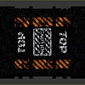 Sturdy Black Hard Cases With Orange Stripes And Metal Latches For Equipment Storage