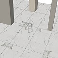 Modern Floor Tile Marble Floor Tile 3d model