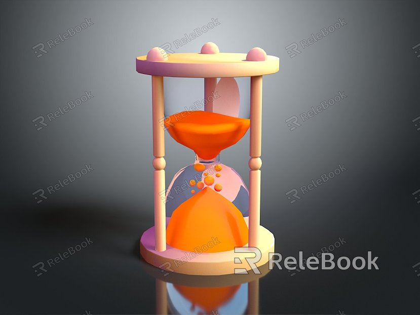 Hourglass Wooden Hourglass Game Item model