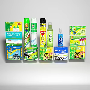 Modern insecticide mosquito-repellent incense 3d model