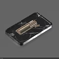 Black Marble Tray With Incense Sticks And Decorative Box For Home