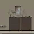 Modern Wood Grain Cabinet Ins Style Minimized Style Cabinet Entire Cabinet Sideboard Cabinet Balcony Cabinet Storage Cabinet Home Entrance Cabinet 3d model