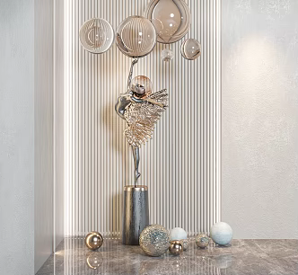 Modern Sculpture 3d model
