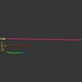 Two Traditional Weapons Featuring Long Shaft and Short Handle with Wooden and Metal Parts