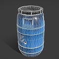 plastic bucket bucket bucket 3d model