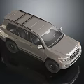Silver SUV With Roof Rack Black Wheels And Rugged Exterior Design