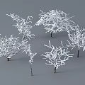 Dead branches Snow modeling trees Dead trees Winter trees Snow trees Snow trees Snow plants Snow trees 3d model