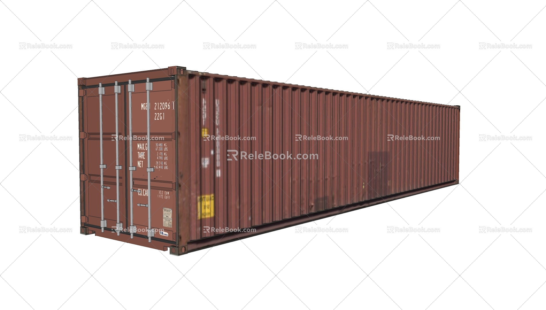 Container 3d model