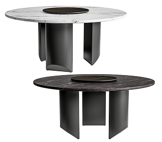 MINOTTI LINHA Minimalist Table Round Table 3d model