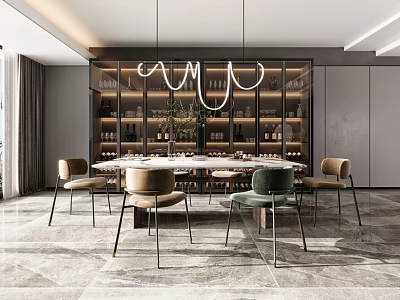 Modern Restaurant 3d model