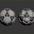 Household Items Two White Soccer Balls Featuring Black Patterns Adidas Logo And ERIVO ENICO Text