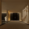 New Chinese Rest Area 3d model