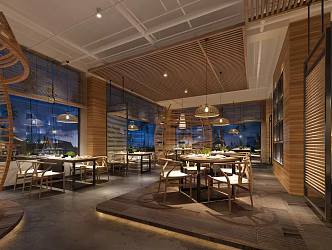 New Chinese Restaurant 3d model