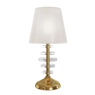 Modern fishbone table lamp 3d model