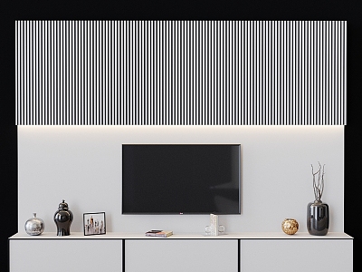 Modern TV Background Wall TV model