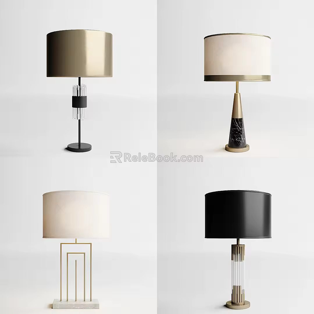 Modern Table Lamp Table Lamp Combination 3d model
