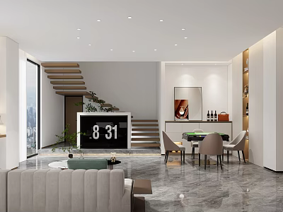 Leisure Entertainment Room Leisure Entertainment Living Room 3d model