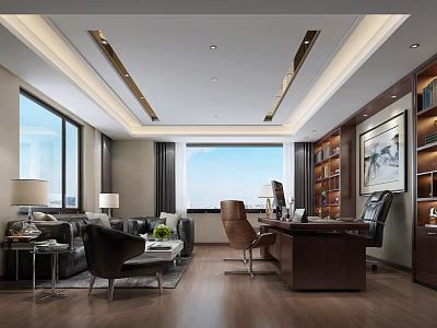 The Modern Office 3d model