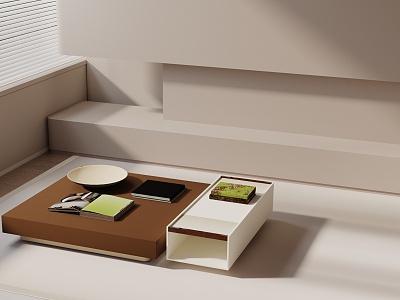 Modern coffee table model